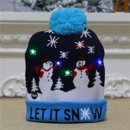 🧢 LED Knitted Christmas Hat