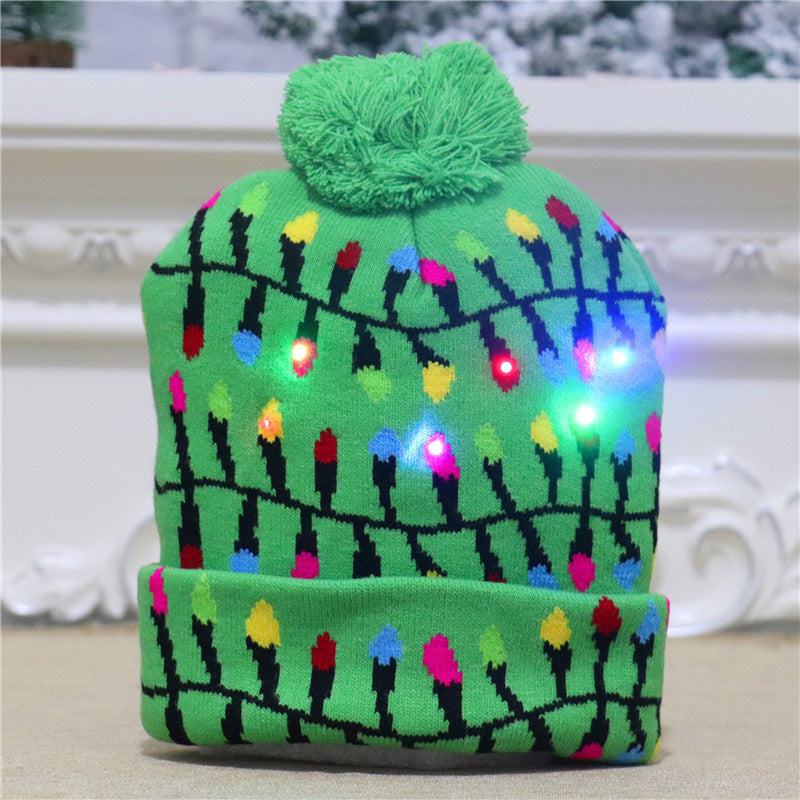 🧢 LED Knitted Christmas Hat