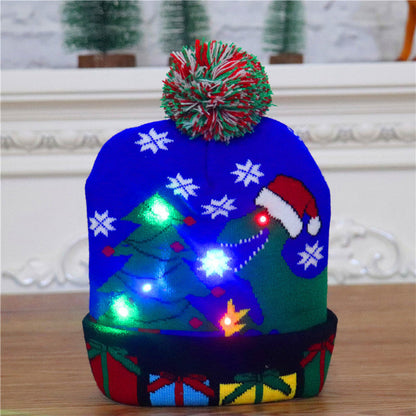 🧢 LED Knitted Christmas Hat