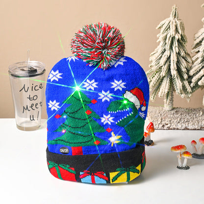 🧢 LED Knitted Christmas Hat