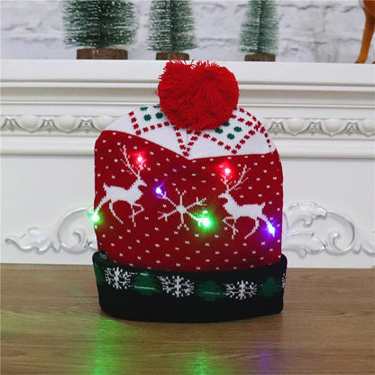 🧢 LED Knitted Christmas Hat