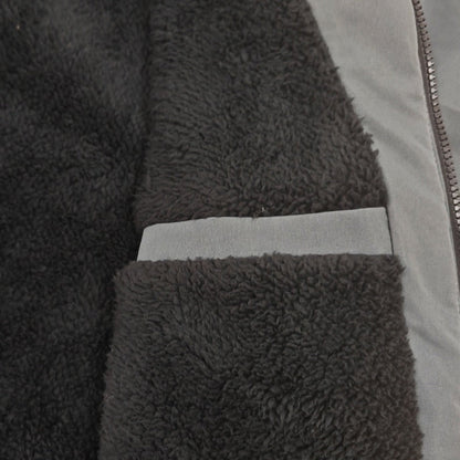 Men's Windproof Hooded Thermal Mid-Length Parka Jacket