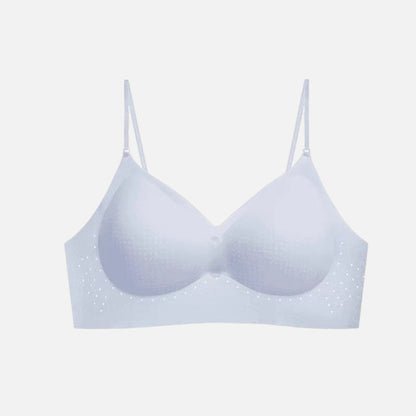 Women's Seamless Wireless Bra with Convertible Straps