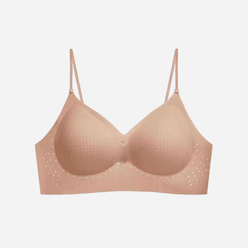 Women's Seamless Wireless Bra with Convertible Straps