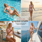 Bikini pentru femei, cu talie înaltă și imprimeu