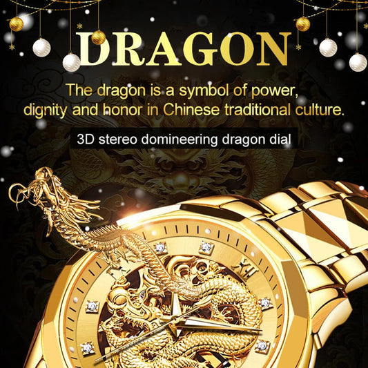 Pánske hodinky Golden Dragon Quartz