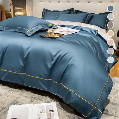 Set de patru piese pentru pat din bumbac premium